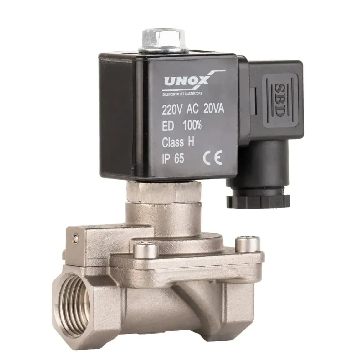 Paslanmaz Buhar Solenoid Valf Normalde Kapalı (0,5-6 BAR)